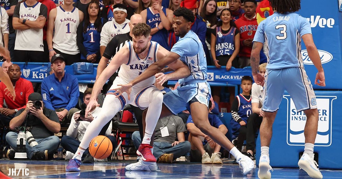 UNC Fights Through Frontcourt Foul Trouble In Loss To Kansas