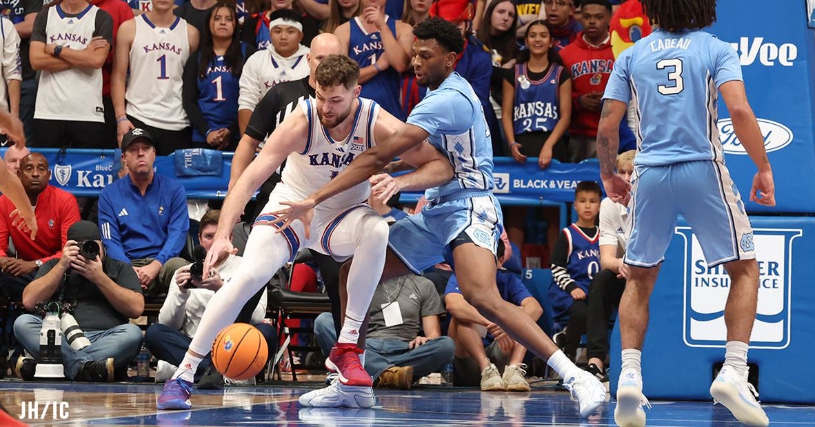 UNC Fights Through Frontcourt Foul Trouble In Loss To Kansas UNC Fights Through Frontcourt Foul Trouble In Loss To Kansas