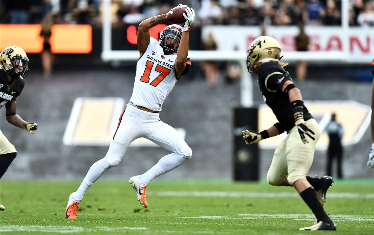 Oregon State WR Isaiah Hodgins 'ready for the challenge' of earning a spot  in NFL 