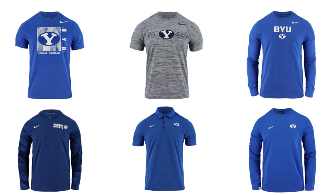 Nike's new BYU gear is here! Let's have a look.