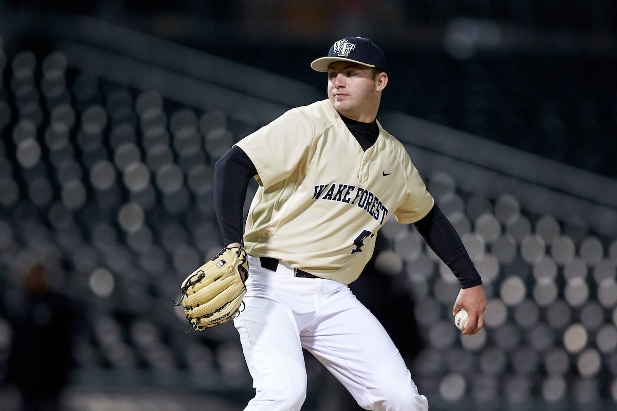 Wake Sunday starter Jared Shuster wins ACC Pitcher of the Week