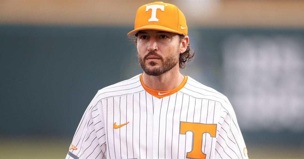 Tennessee baseball coach Tony Vitello sells chest bumps following fourgame suspension