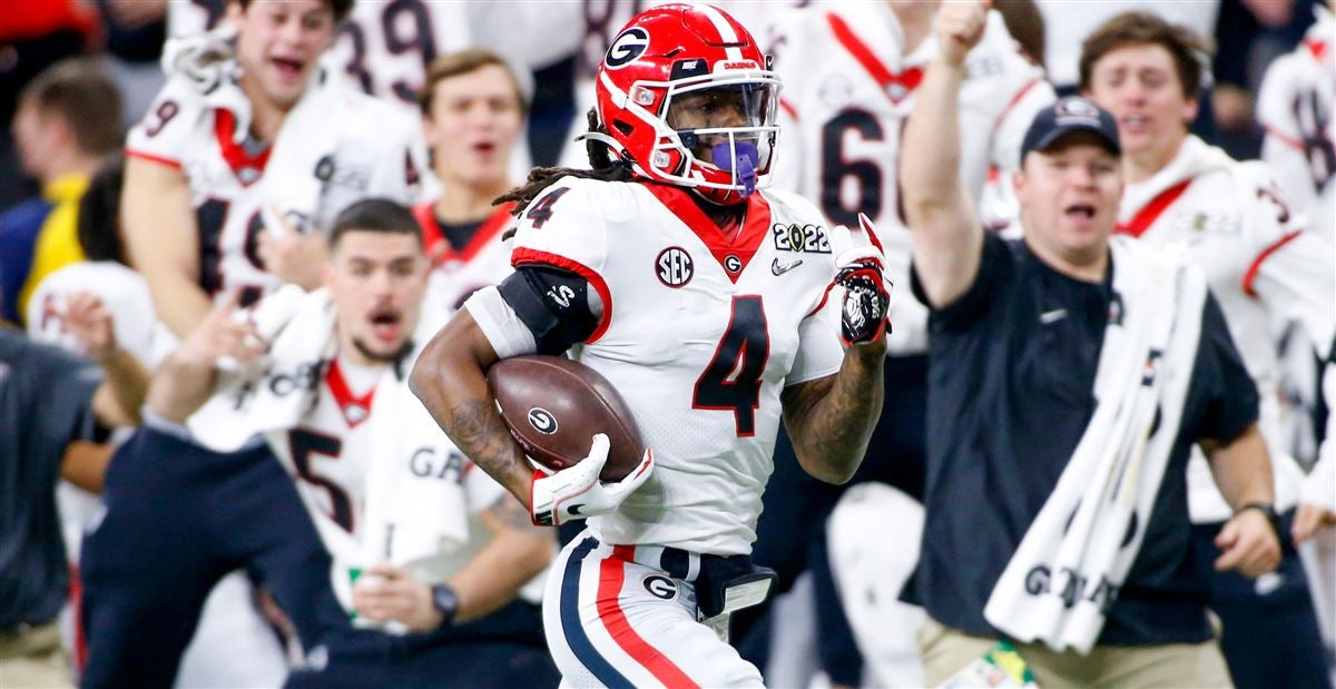 Georgia RB James Cook selected in second round of 2022 NFL draft