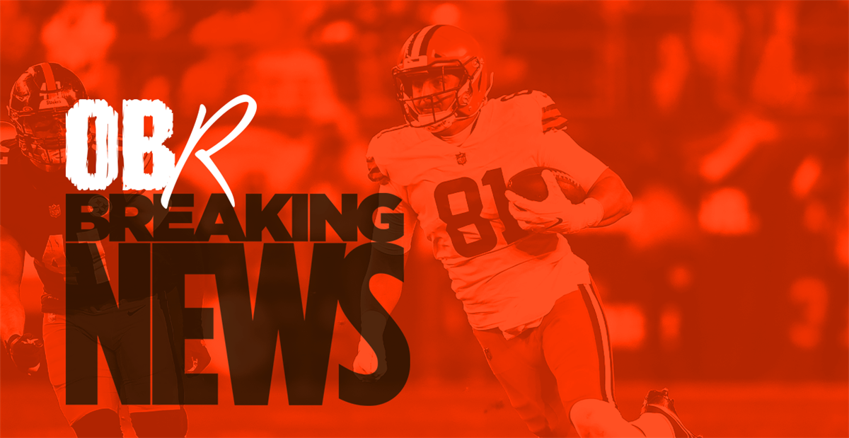 Browns release tight end Austin Hooper