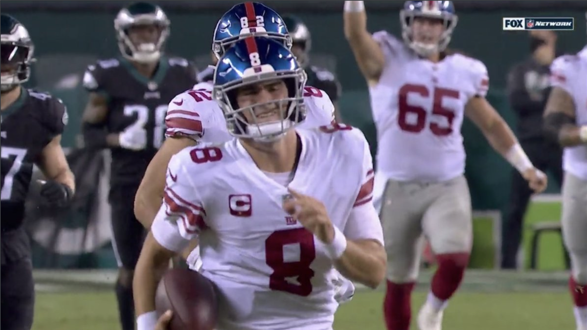 NFL 2020: NY Giants vs Philadelphia Eagles, Daniel Jones 80-yard run, news,  video