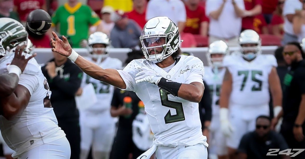 Dante Moore's NFL draft stock after injury: Declare, stay at Oregon or transfer?