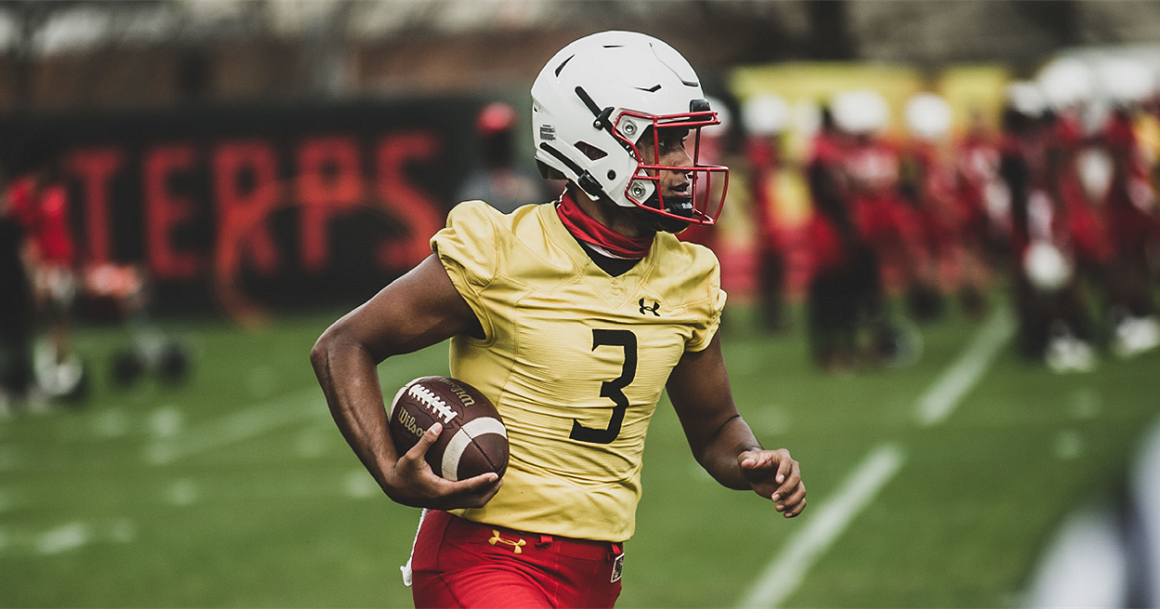 Maryland football spring game Instant Reactions Two Taulias Fumble