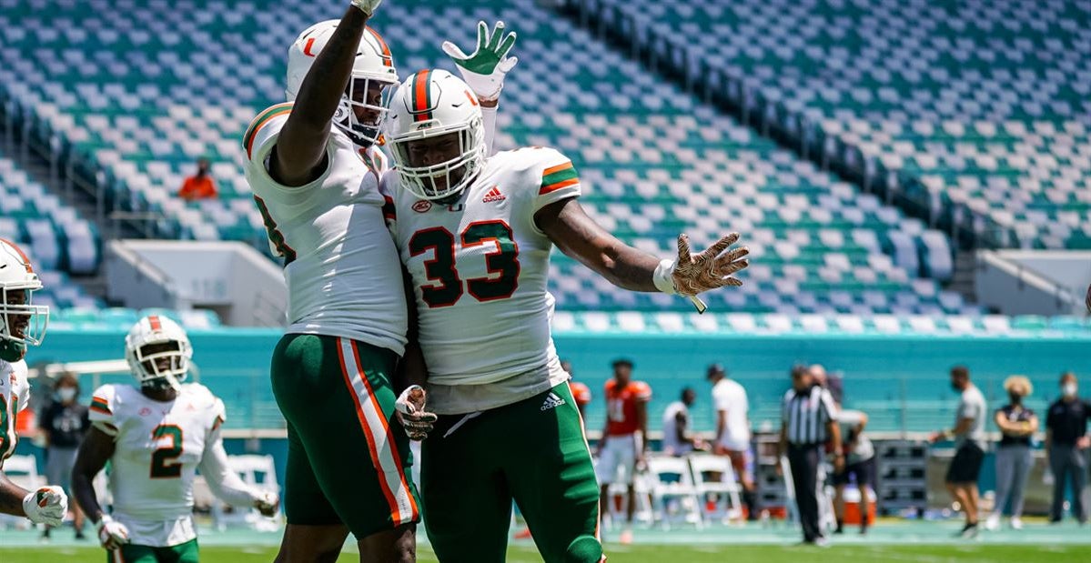 Photos Miami's spring game