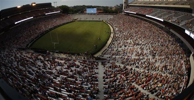 Sanford stadium hosts eclipse viewing