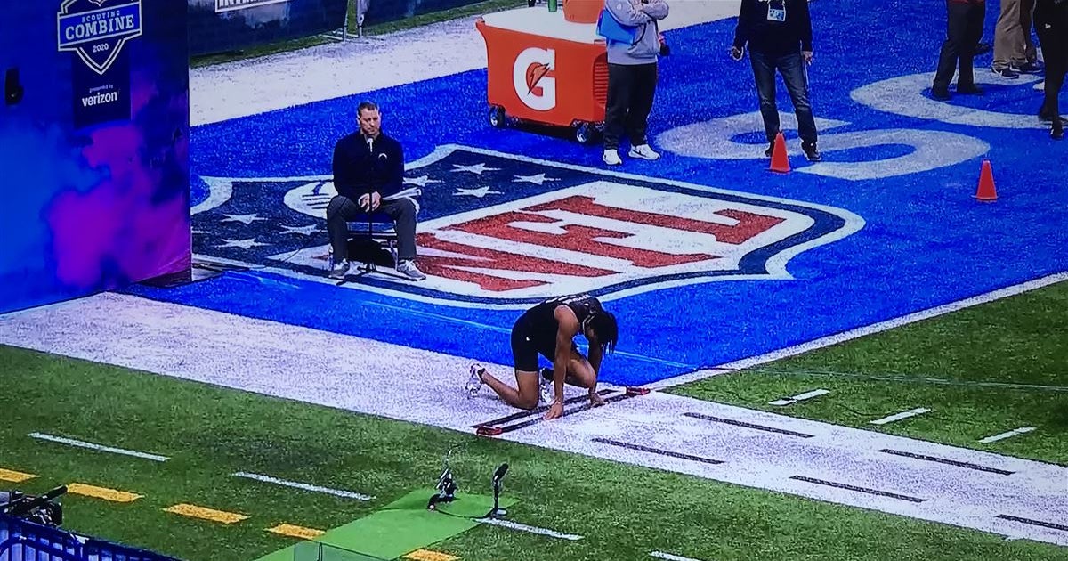 WATCH Justin Jefferson Drops A Blistering 40 yard Dash