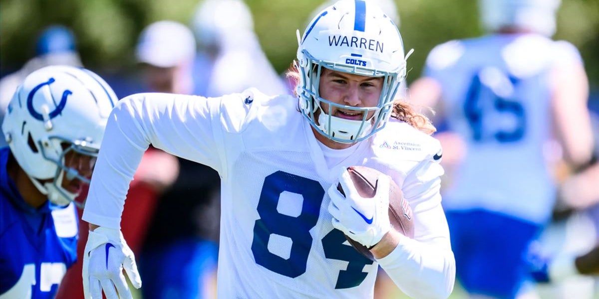 When will Penn State's Tyler Warren make his NFL debut for the Indianapolis  Colts?