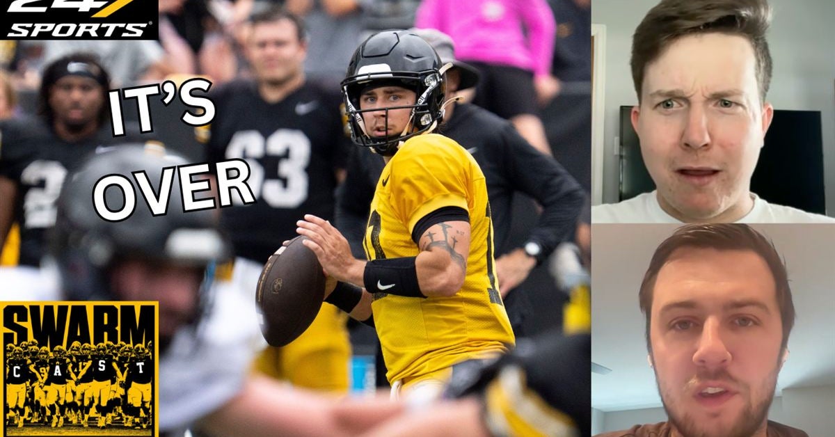 What Stood Out From Iowa Football's Kids' Day, What To Make Of Quarterback Battle | Swarmcast - 247Sports