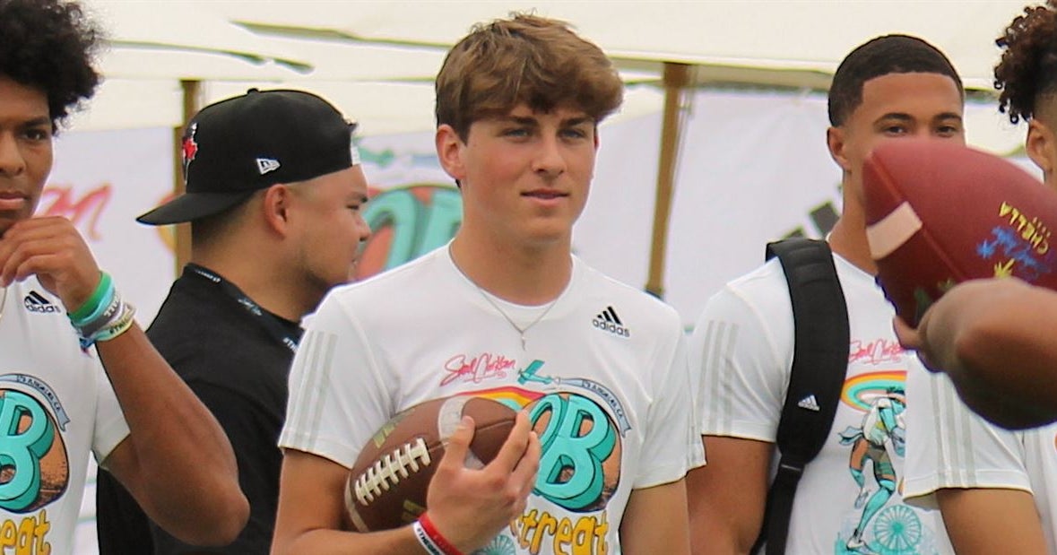 WATCH: Three-star QB Dylan Gebbia on Day 1 at The QB Retreat