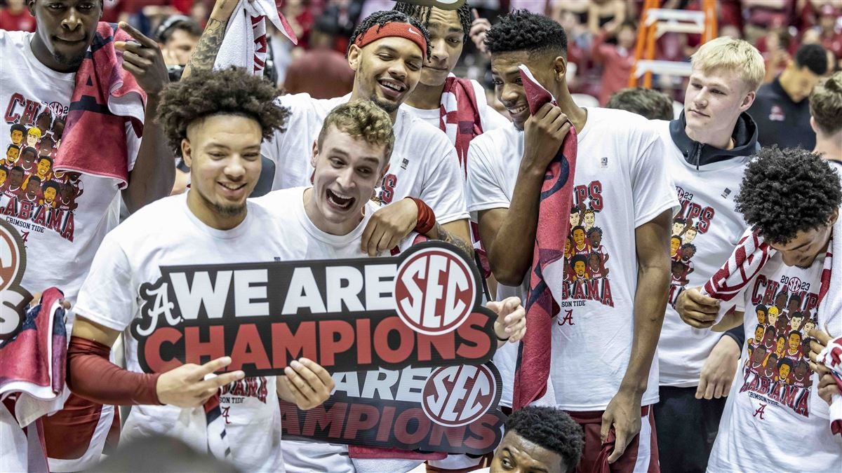 Alabama basketball wins second regularseason SEC title in three years