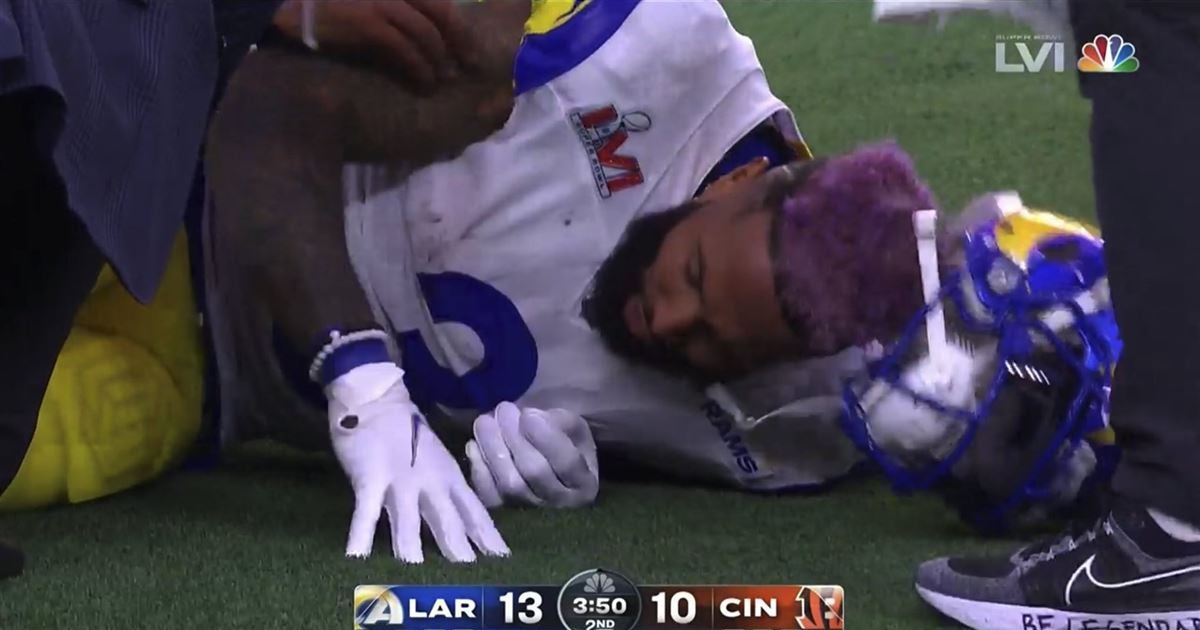 Super Bowl LVI Rams star Odell Beckham Jr. ruled out with knee injury