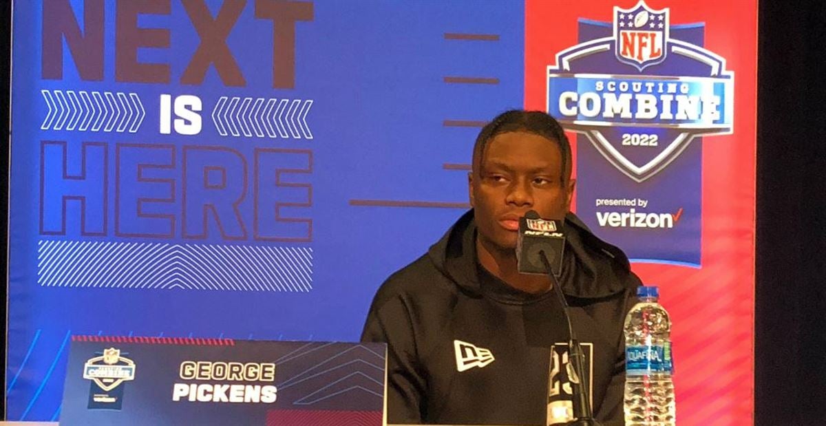 George Pickens at the NFL Combine 