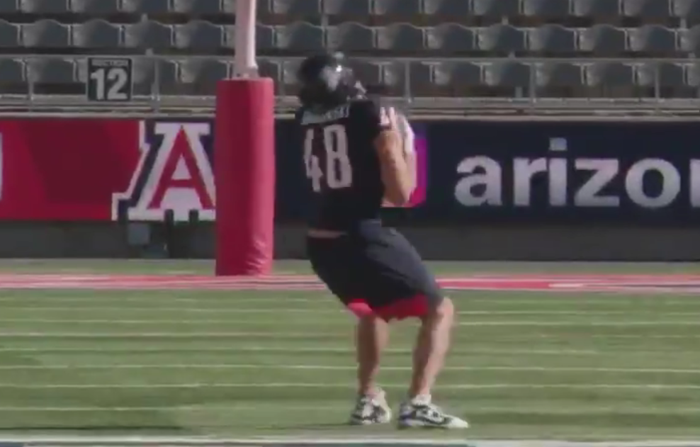 Ex-Wildcat Rob Gronkowski sets Guinness World Record at Arizona