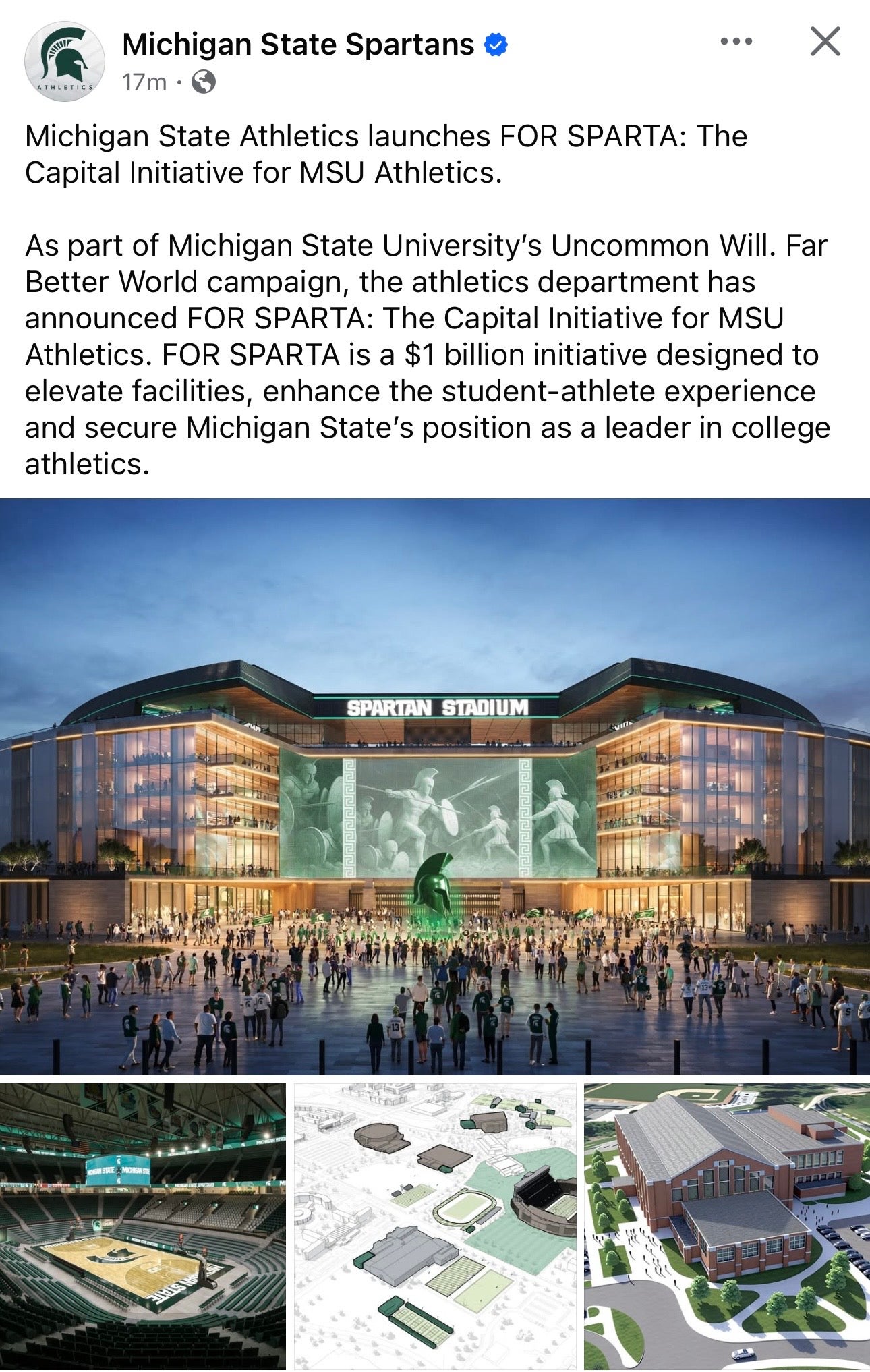 MSU launches FOR SPARTA $1 billion capital initiative