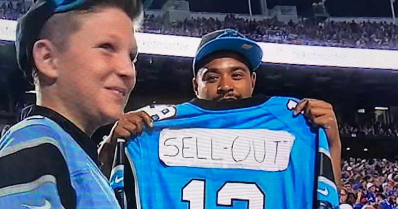 Panthers fan disses Kelvin Benjamin with redesigned jersey