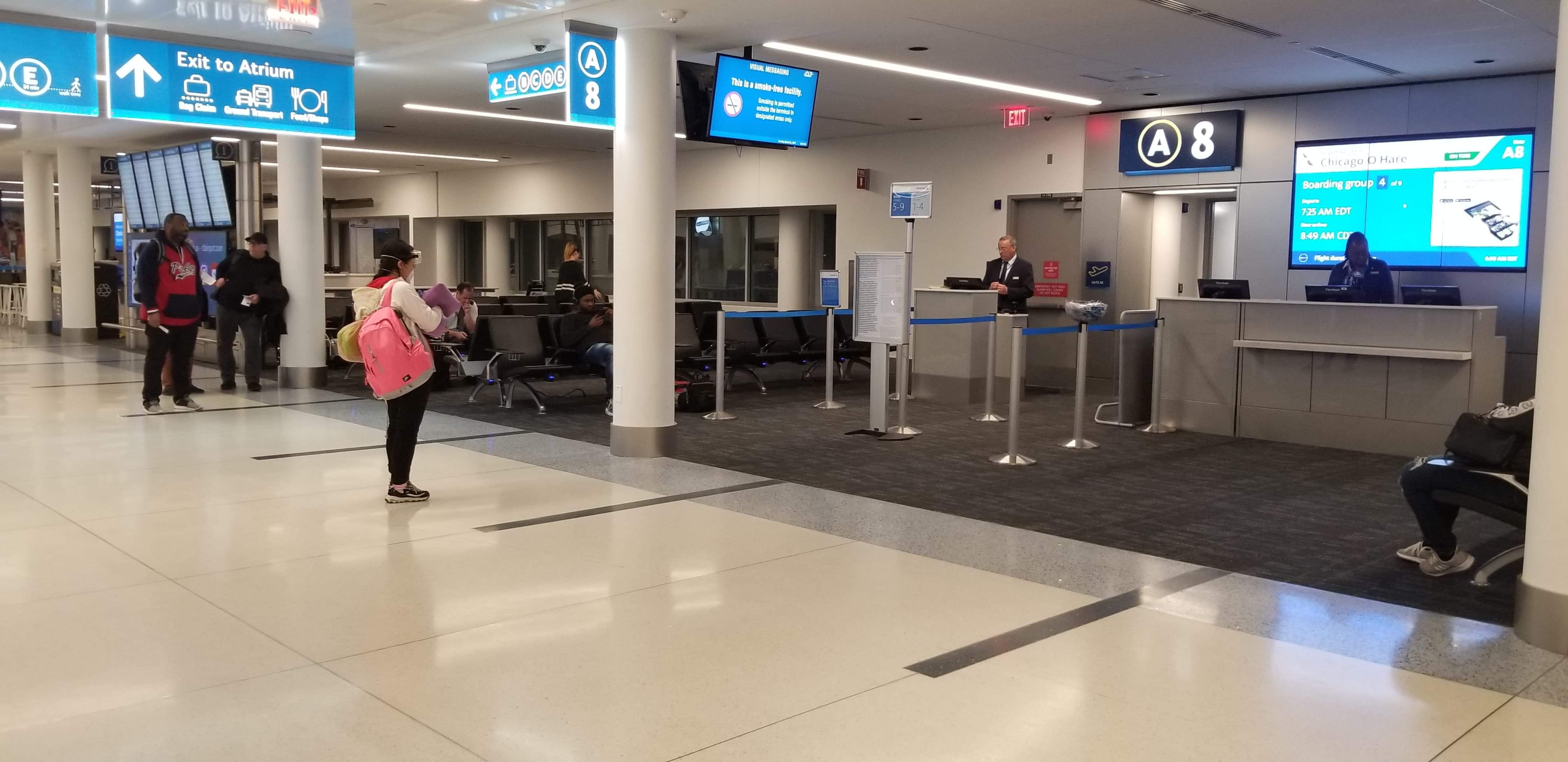 Charlotte Airport this morning