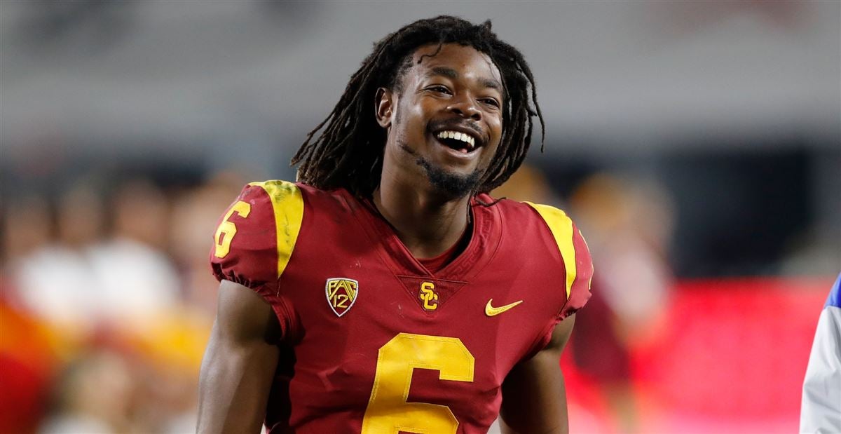 USC Trojans cornerback Isaac Taylor-Stuart during a college football