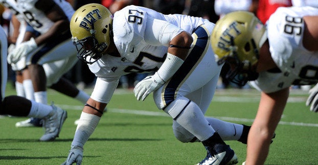 NFL on X: With pick #13, the @STLouisRams select Aaron Donald! #NFLDraft   / X