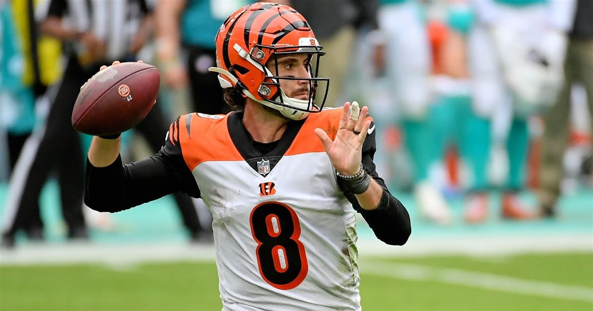 Bengals QB Brandon Allen injured on sack by Dolphins