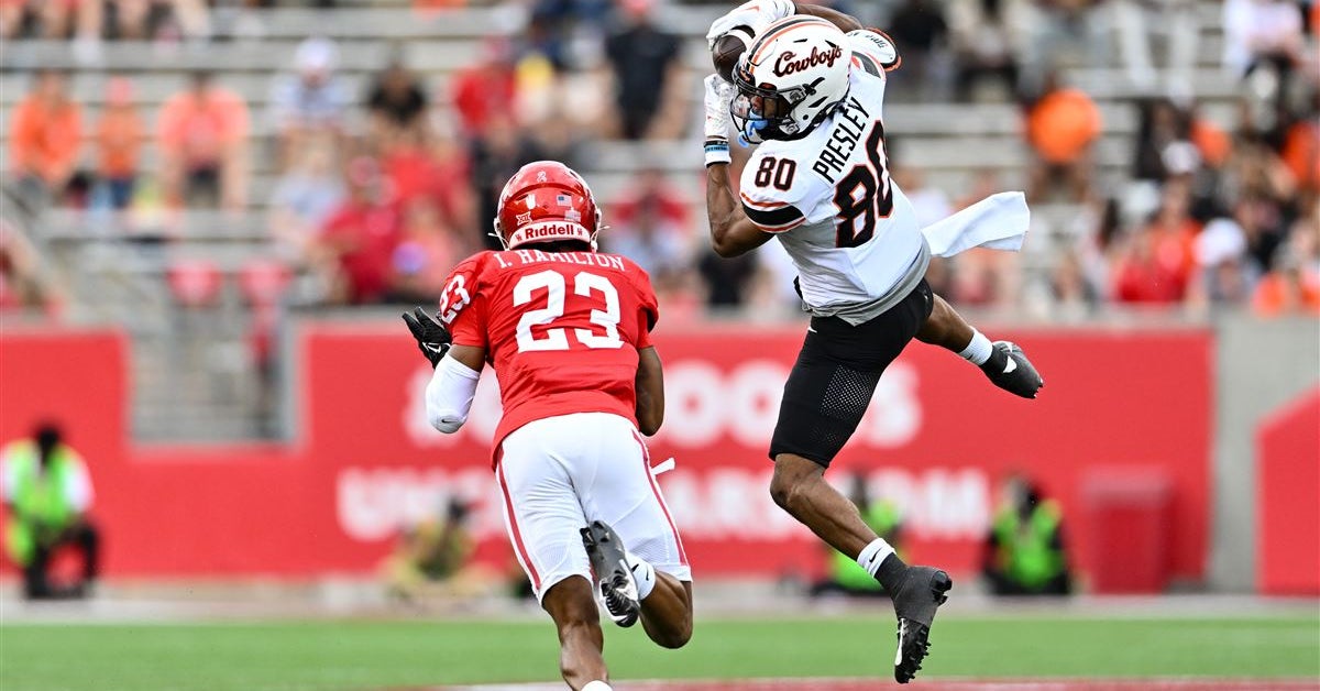 Oklahoma State receiver Brennan Presley named to Paul Hornung Award watch  list