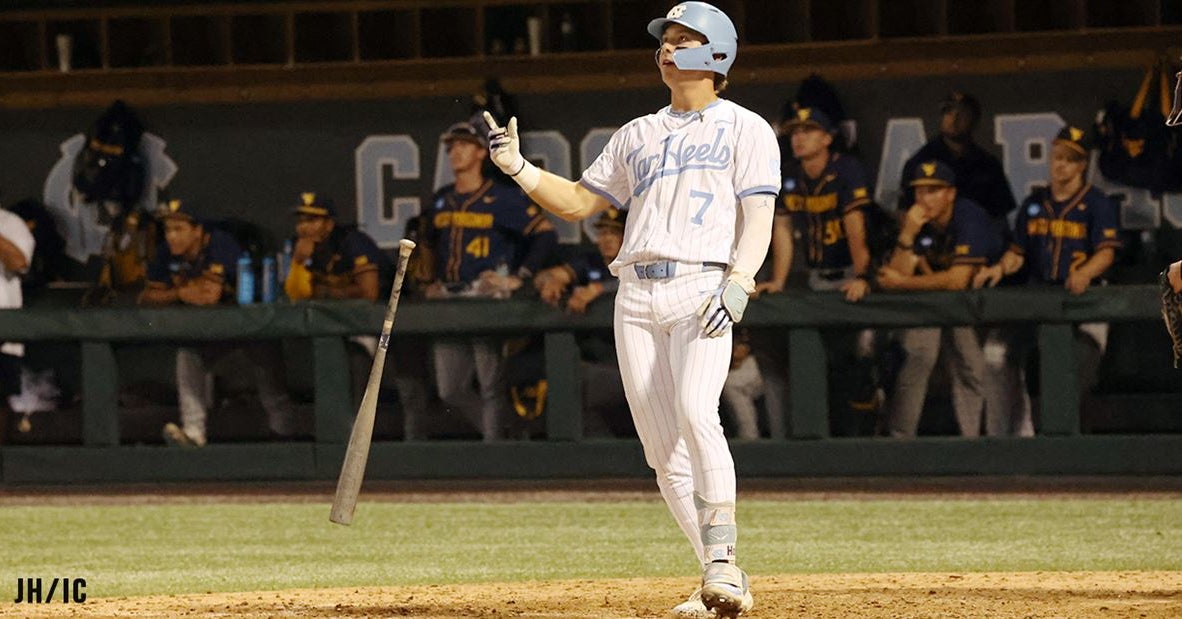 More Late Magic Lifts UNC Past West Virginia in Super Regional Opener