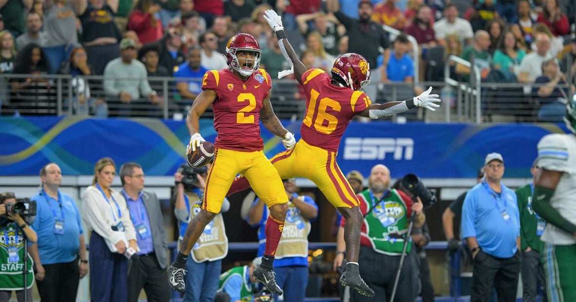 Brenden Rice, Tahj Washington look to continue where USC offense left ...
