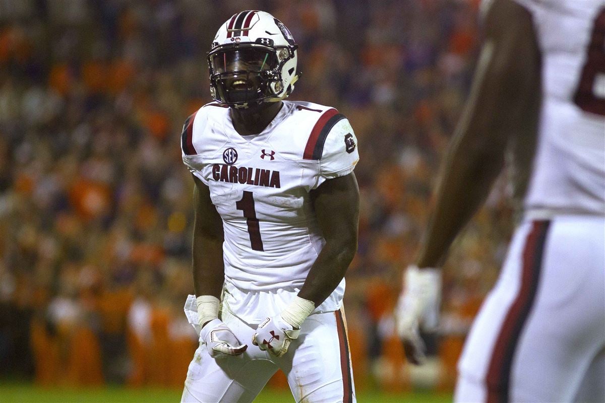 Youth South Carolina Gamecocks #1 Deebo Samuel White Football Jersey - Deebo  Samuel Jersey - South Carolina Jersey 