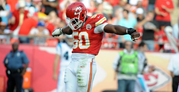 Justin Houston, Kansas City, Weak-Side Defensive End  