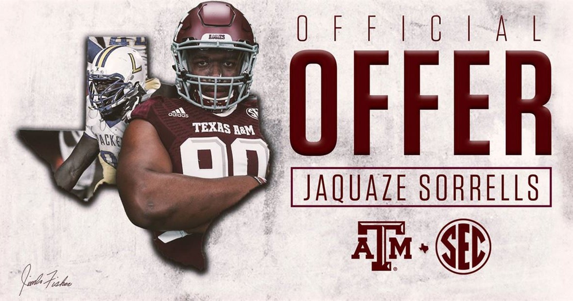 Texas A&M sends official offers out