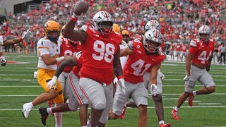 Photos: Jamir Perez scores defensive touchdown as Ohio State closes non-conference slate with blowout win