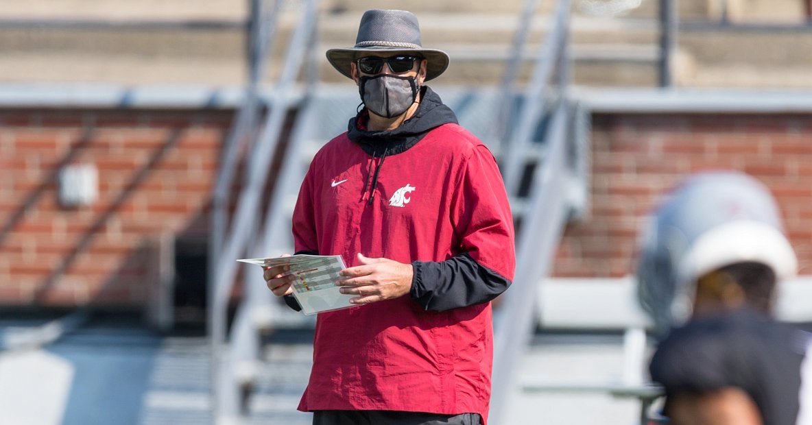 WSU’s Nick Rolovich declines to say if he’ll get vaccine shot