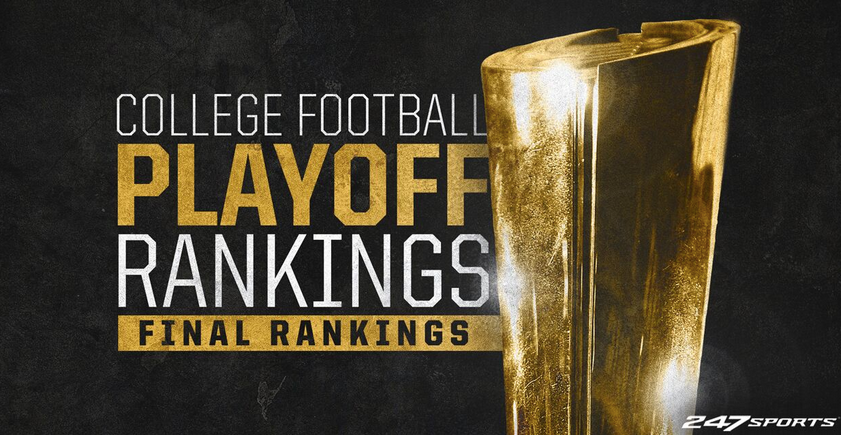 Final College Football Playoff Top 25 Rankings Announced