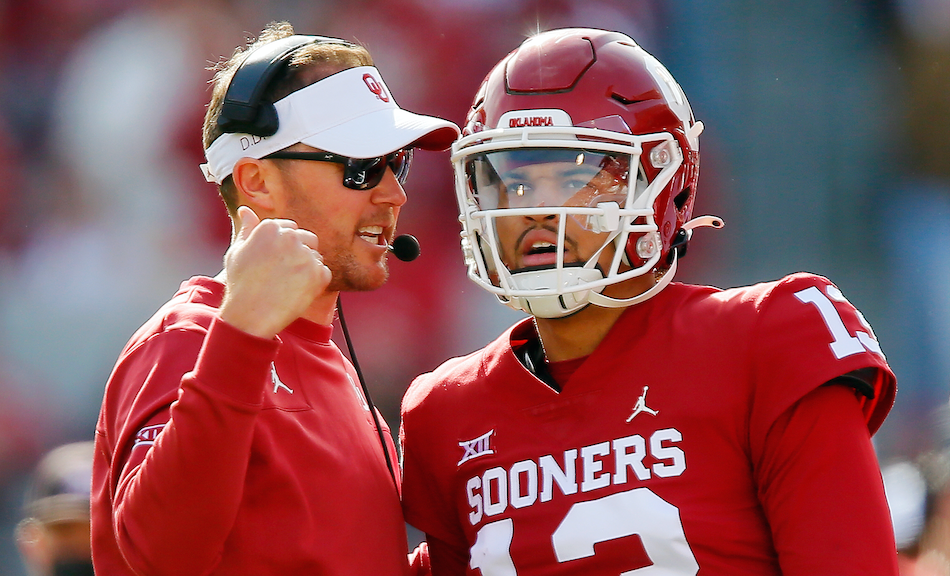 Oklahoma QB Caleb Williams spotted in Los Angeles sparking USC transfer interest