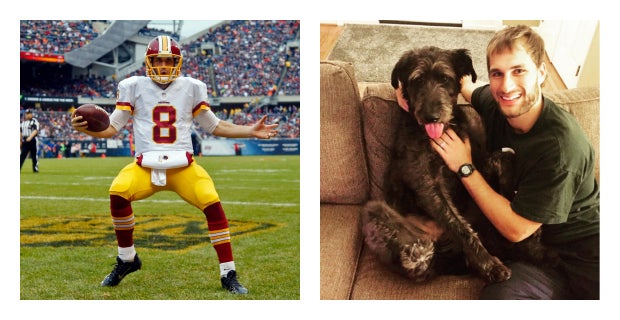 Football Players Love Their Dogs