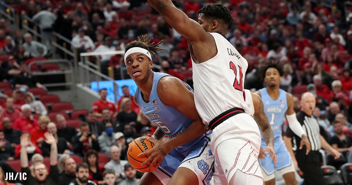 North Carolina Prevails in Overtime at Louisville, 90-83