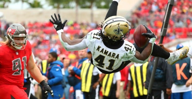 Former HCC running back Alvin Kamara talks time in Hutch