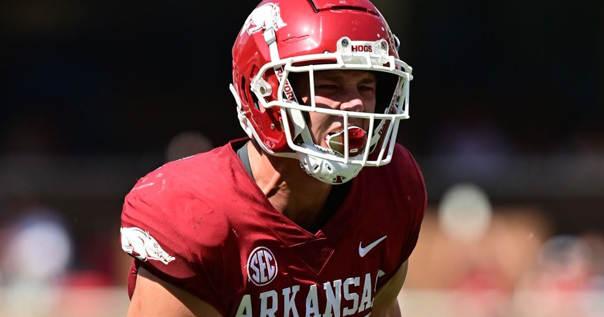 Drew Sanders sets tone for Arkansas defense in win over South Carolina