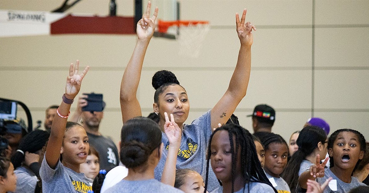 USC’s JuJu Watkins preached fun, financial literacy at first annual hoops camp