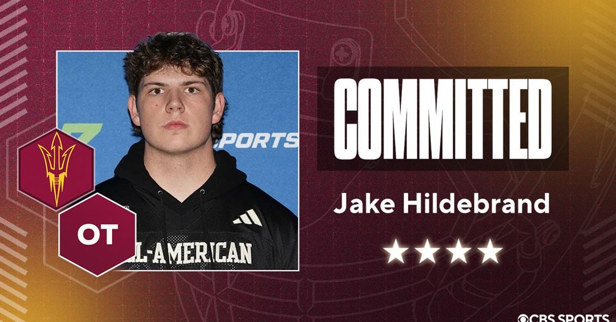 Basha HS star Jake Hildebrand becomes ASU's highest-ranked OL commit this century