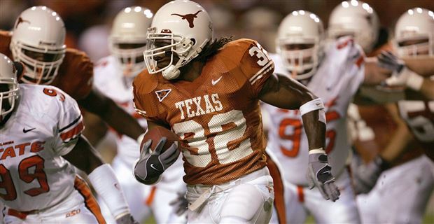 Cedric Benson and Earl Campbell Signed University of Texas Jerseys