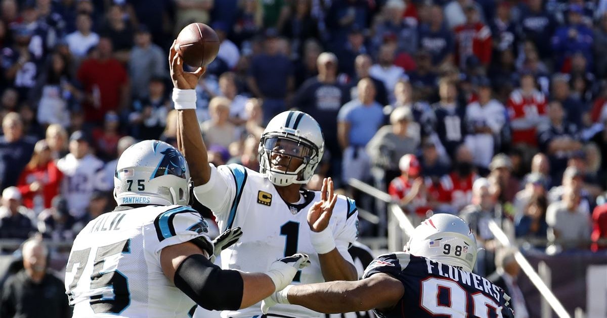 What channel are the Carolina Panthers playing on tonight?