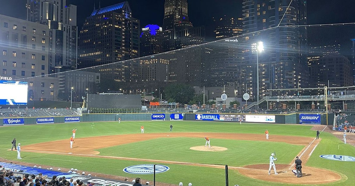 UNC Baseball Rolls Past Clemson in ACC Tournament Opener, 9-2 UNC Baseball Rolls Past Clemson in ACC Tournament Opener, 9-2
