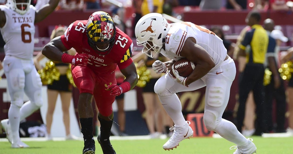 Texas takes first lead of the game on Kyle Porter's TD run