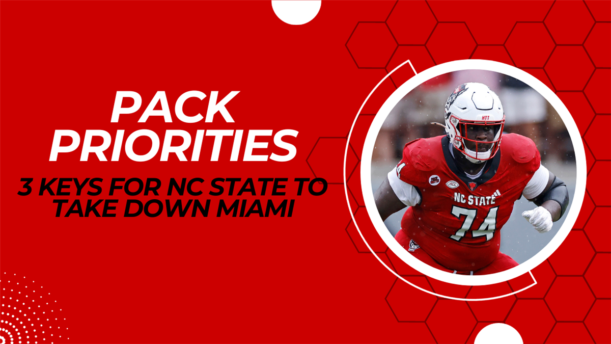 Pack Priorities 3 keys for NC State vs. Miami football