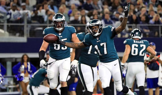 Eagles' Alshon Jeffery hiding autographed jerseys around Philly during NFL  draft