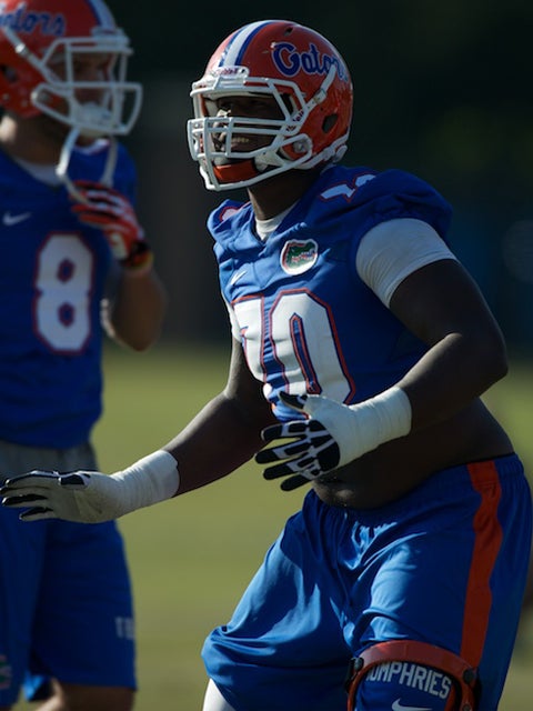 Florida starting OT D.J. Humphries to miss 2-4 weeks 